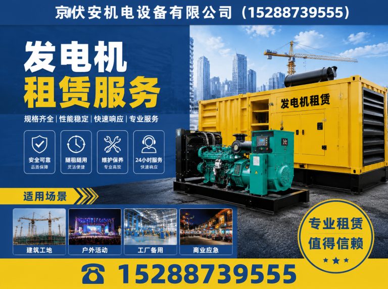 楚雄应急发电机出租展示图